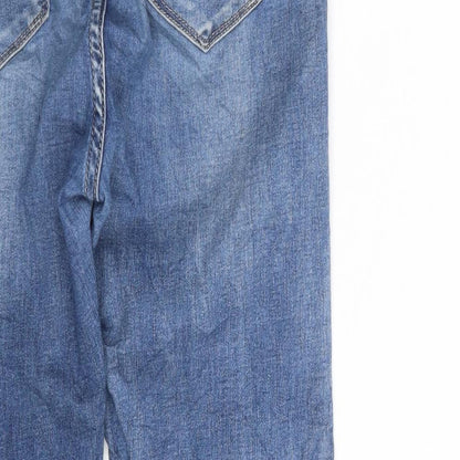 Classics Womens Blue  Denim Cropped Jeans Size 24 in L25 in