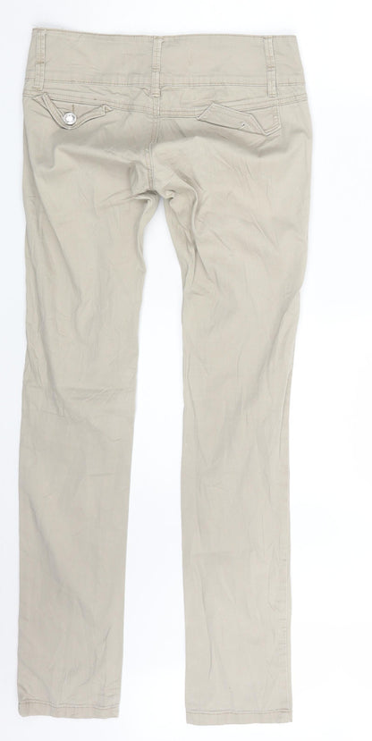 Dzire Jeans Womens Beige  Denim Skinny Jeans Size 30 in L31 in
