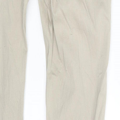 Dzire Jeans Womens Beige  Denim Skinny Jeans Size 30 in L31 in