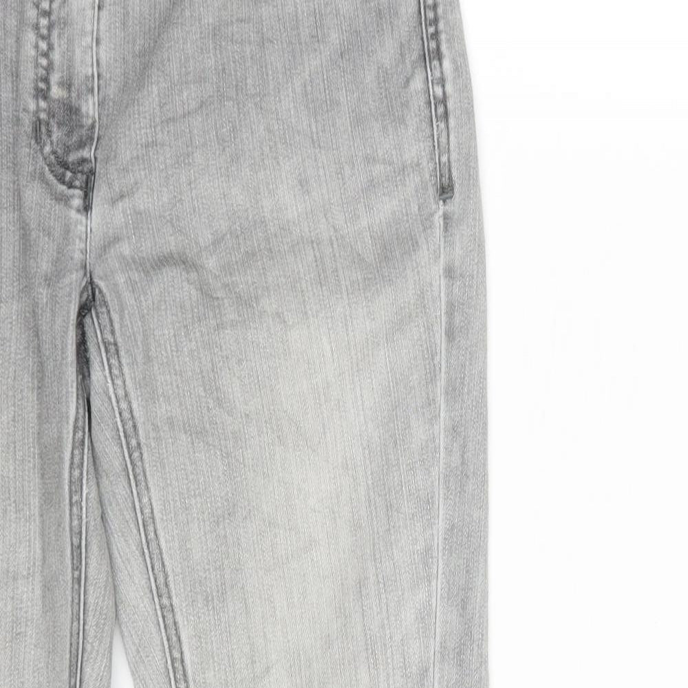 Taifun Womens Grey  Denim Cropped Jeans Size 28 in L25 in