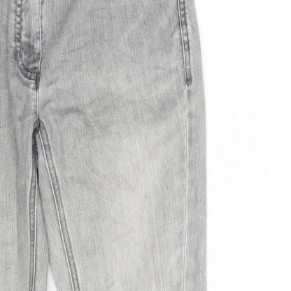 Taifun Womens Grey  Denim Cropped Jeans Size 28 in L25 in