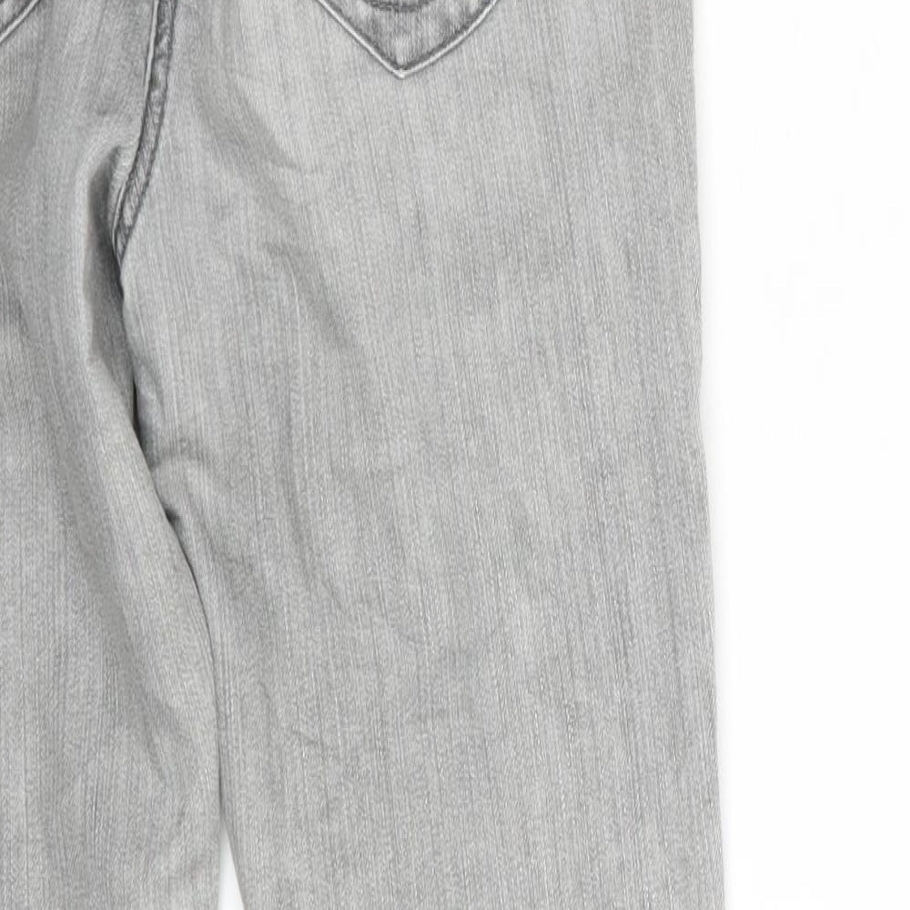 Taifun Womens Grey  Denim Cropped Jeans Size 28 in L25 in