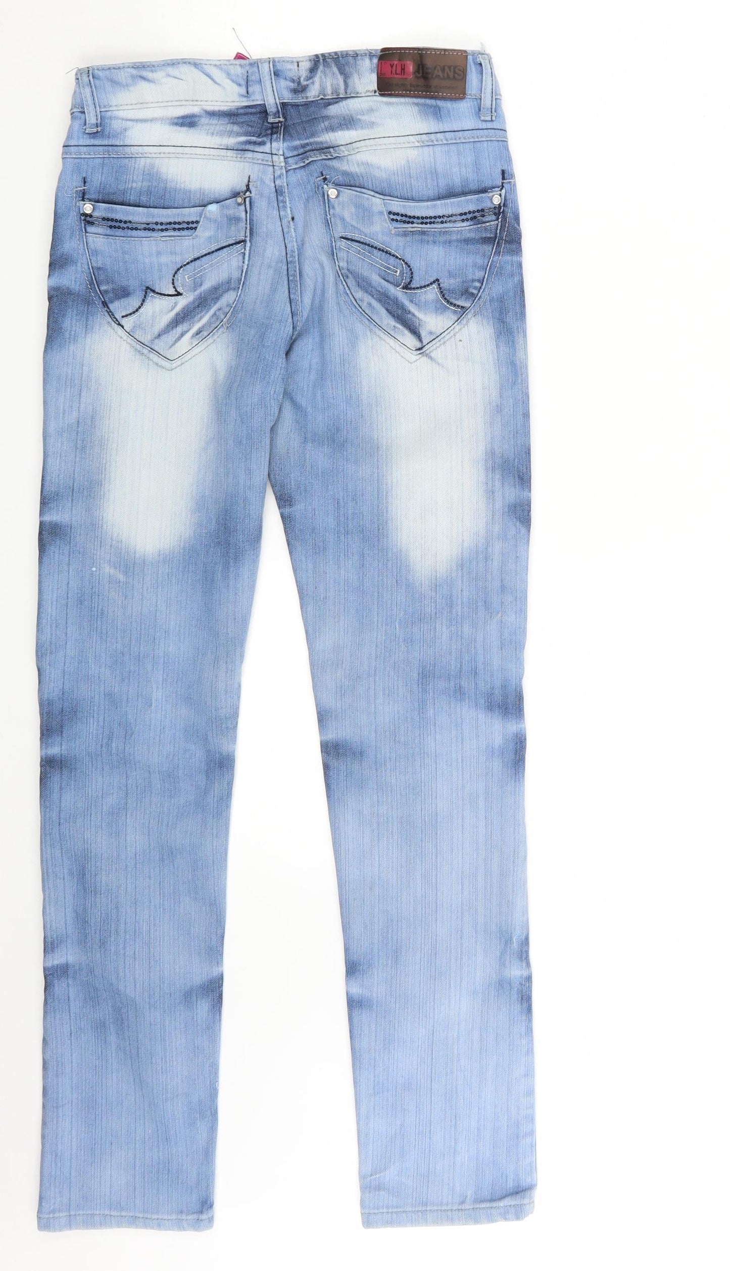 Y.L.H Jeans Girls Blue  Denim Skinny Jeans One Size