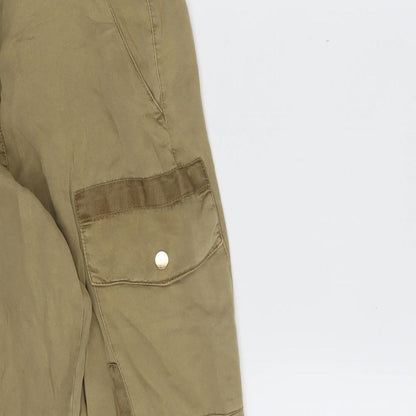 River Island Womens Brown   Carrot Trousers Size 6 L26 in