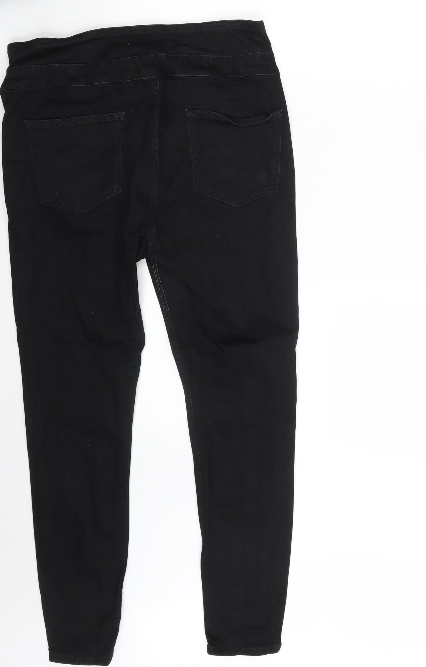 Very Womens Black  Denim Skinny Jeans Size 14 L26 in