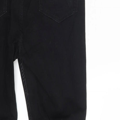 Very Womens Black  Denim Skinny Jeans Size 14 L26 in