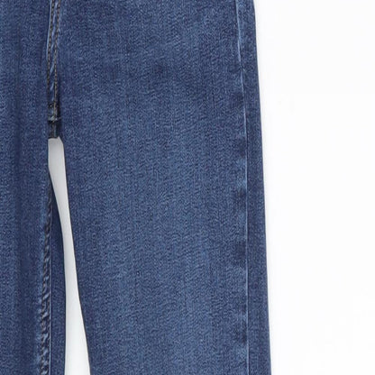 Topshop Womens Blue  Denim Skinny Jeans Size 24 in L28 in