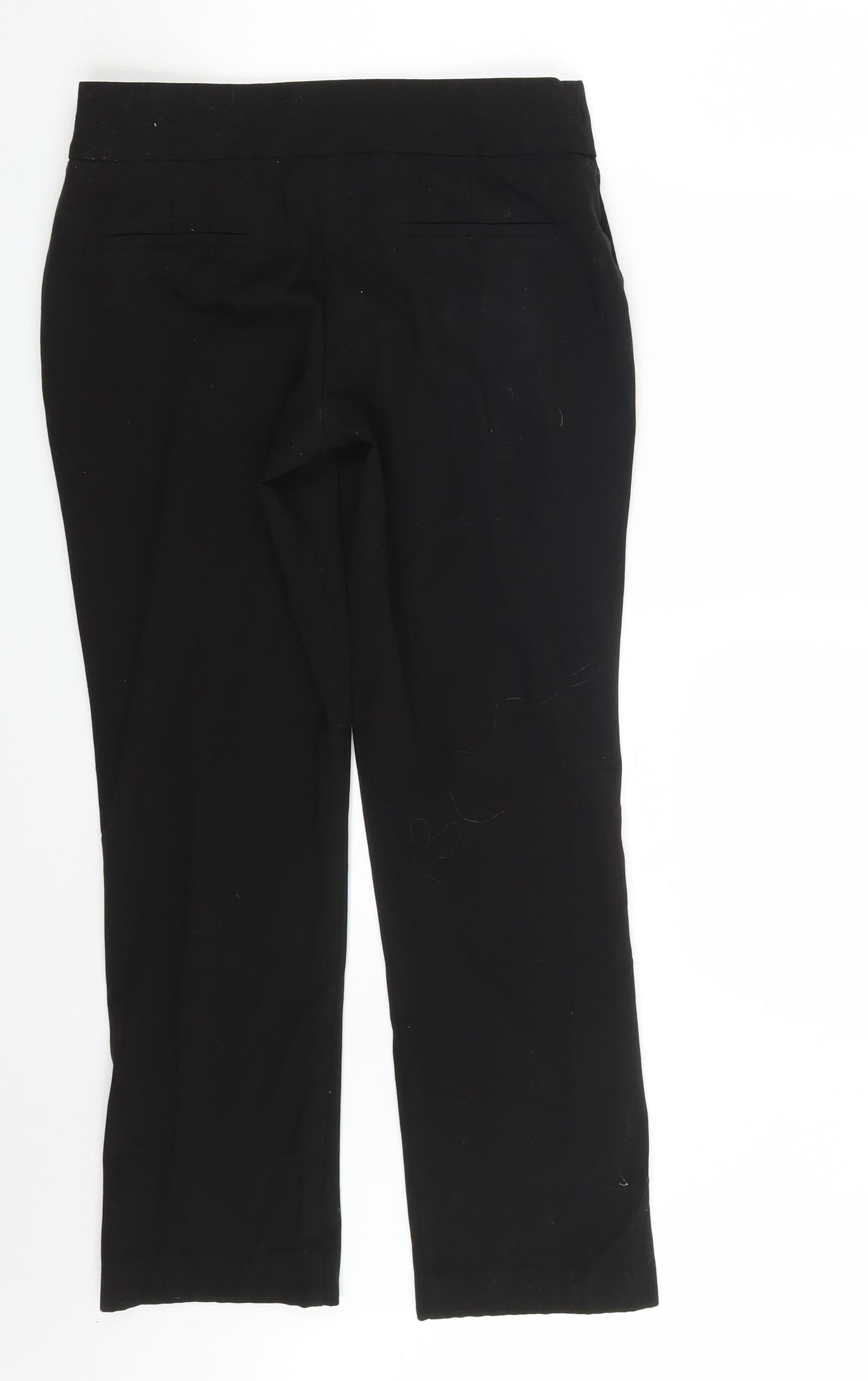 Womens UK Size 28 in Trutex Regular Fit  Black Trousers