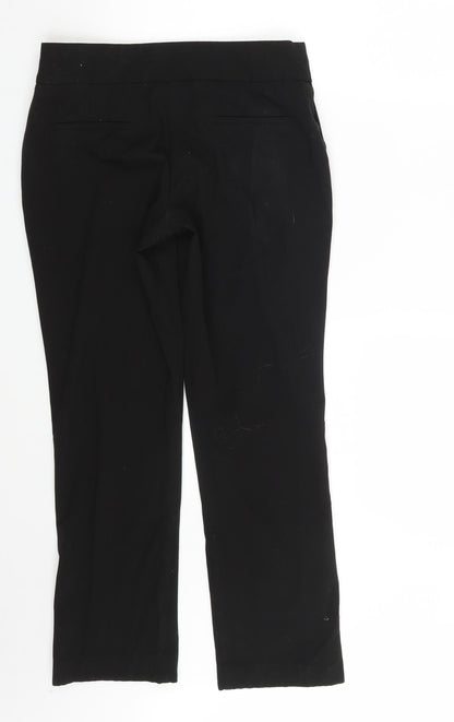 Womens UK Size 28 in Trutex Regular Fit  Black Trousers