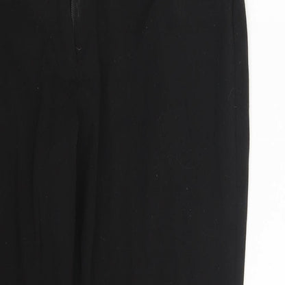 Womens UK Size 28 in Trutex Regular Fit  Black Trousers
