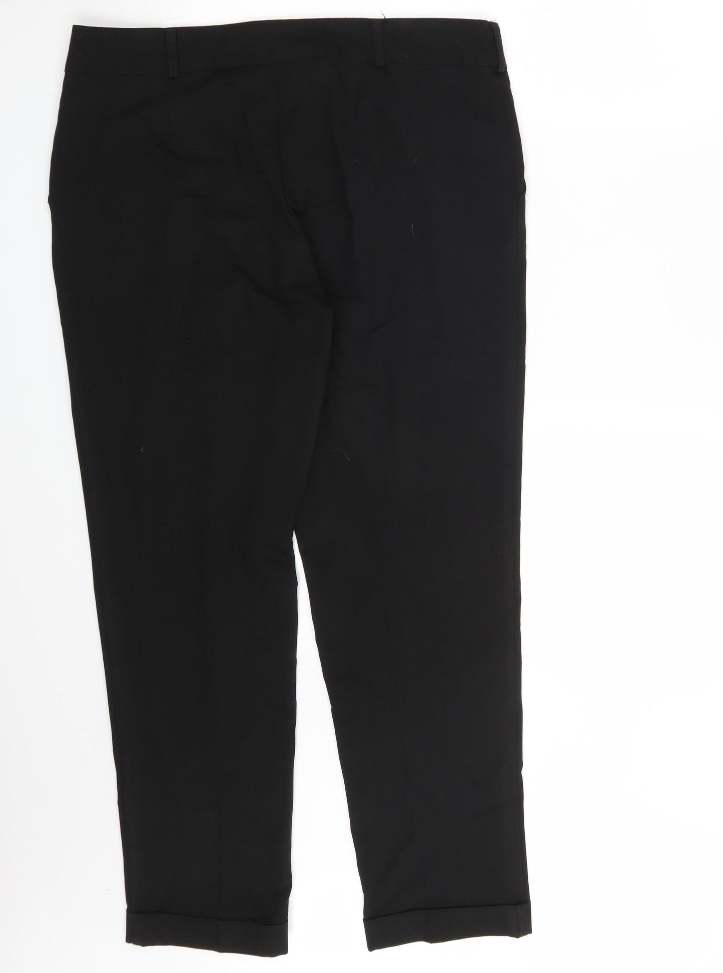 Womens UK Size 14 New Look Regular Fit  Black Trousers