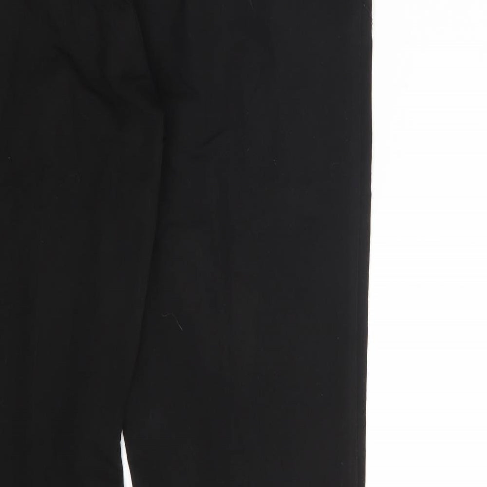 Womens UK Size 14 New Look Regular Fit  Black Trousers