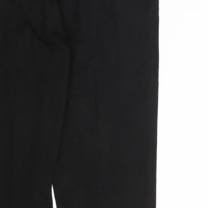 Womens UK Size 14 New Look Regular Fit  Black Trousers