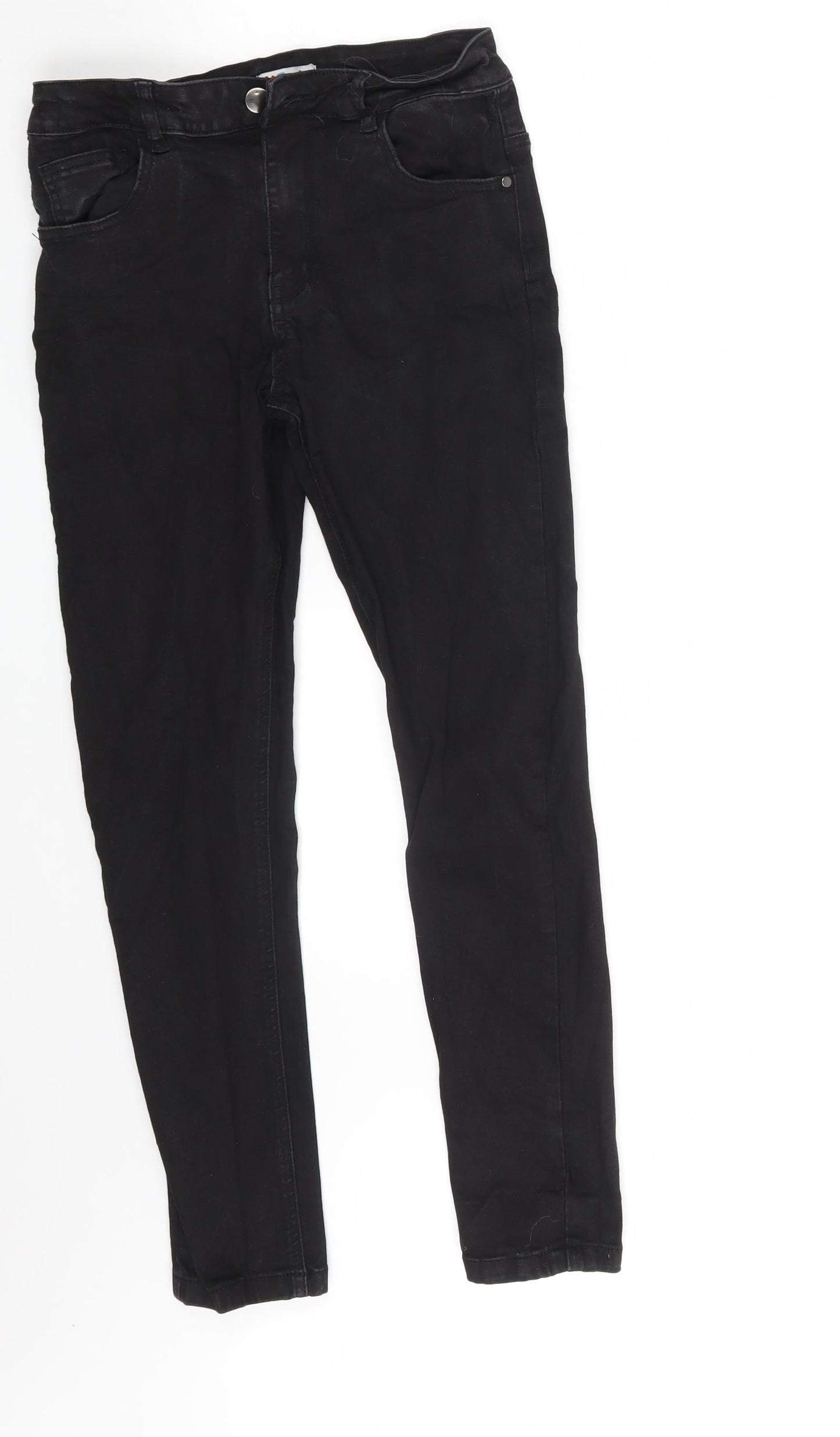 KD Division Girls Black  Denim Skinny Jeans Size 11-12 Years