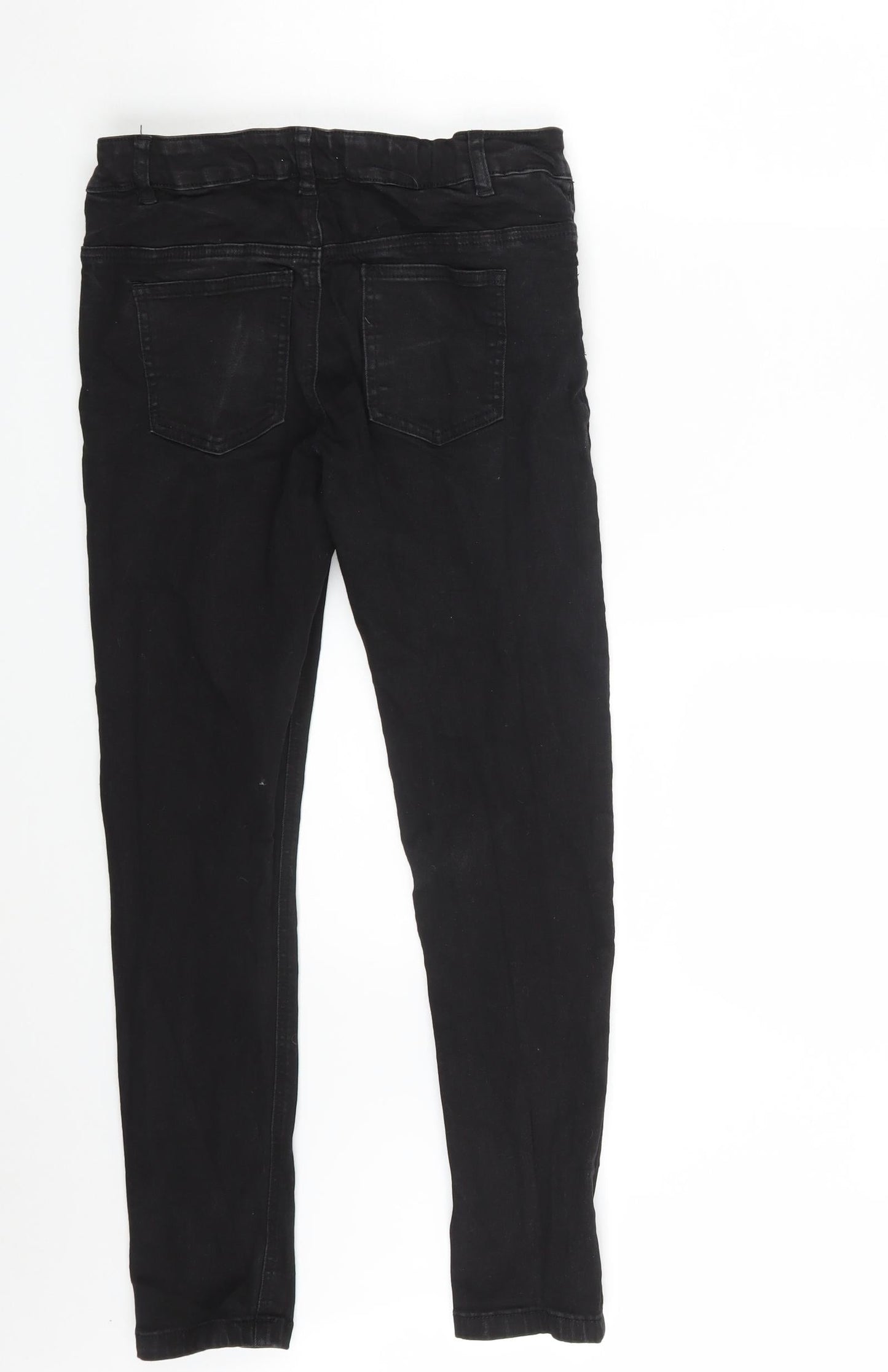 KD Division Girls Black  Denim Skinny Jeans Size 11-12 Years