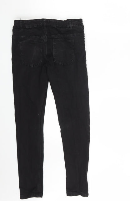 KD Division Girls Black  Denim Skinny Jeans Size 11-12 Years