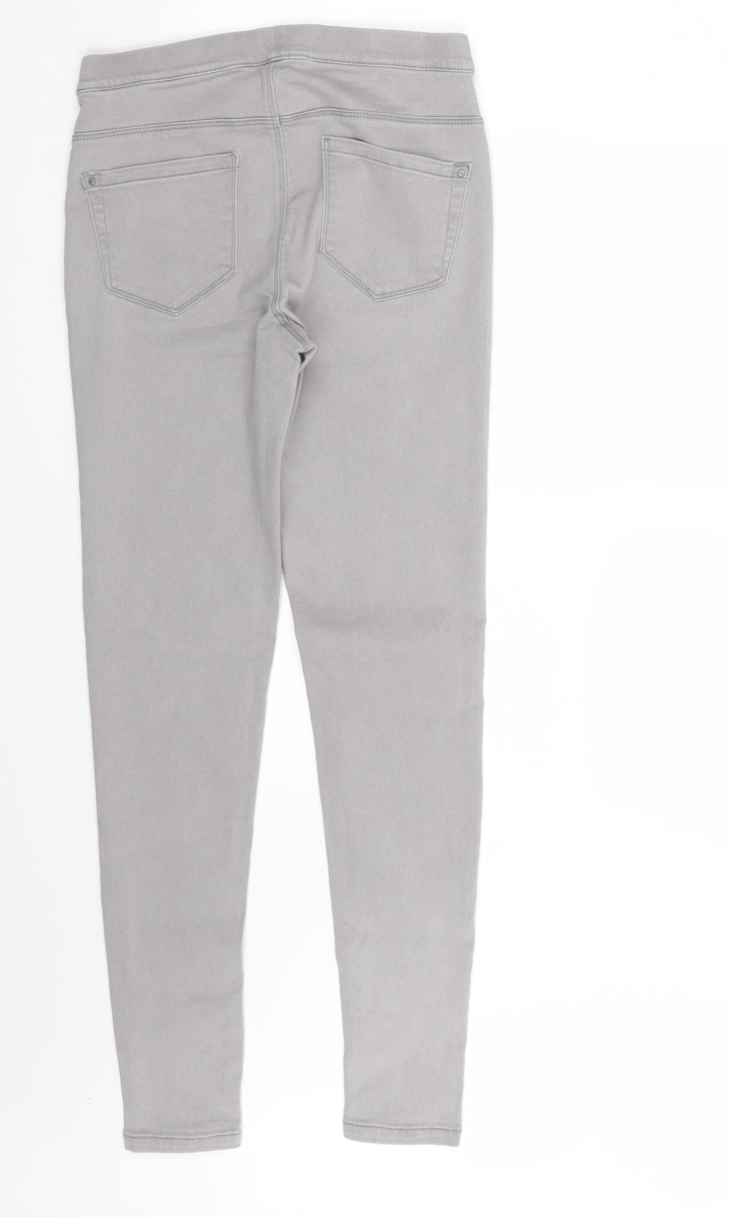 Denim Co. Womens Grey  Denim Jegging Jeans Size 8 L28 in