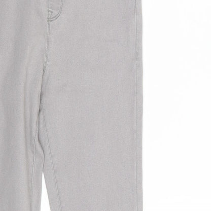 Denim Co. Womens Grey  Denim Jegging Jeans Size 8 L28 in