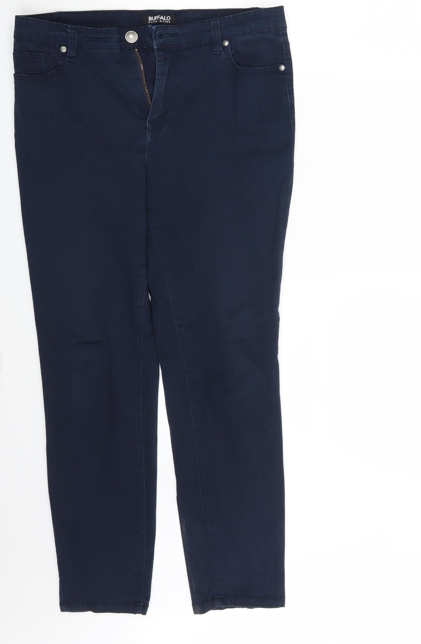 Buffalo Womens Blue  Denim Capri Jeans Size 12 L26 in