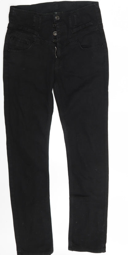 Gina Jeans Womens Black  Denim Skinny Jeans Size 30 in L31 in