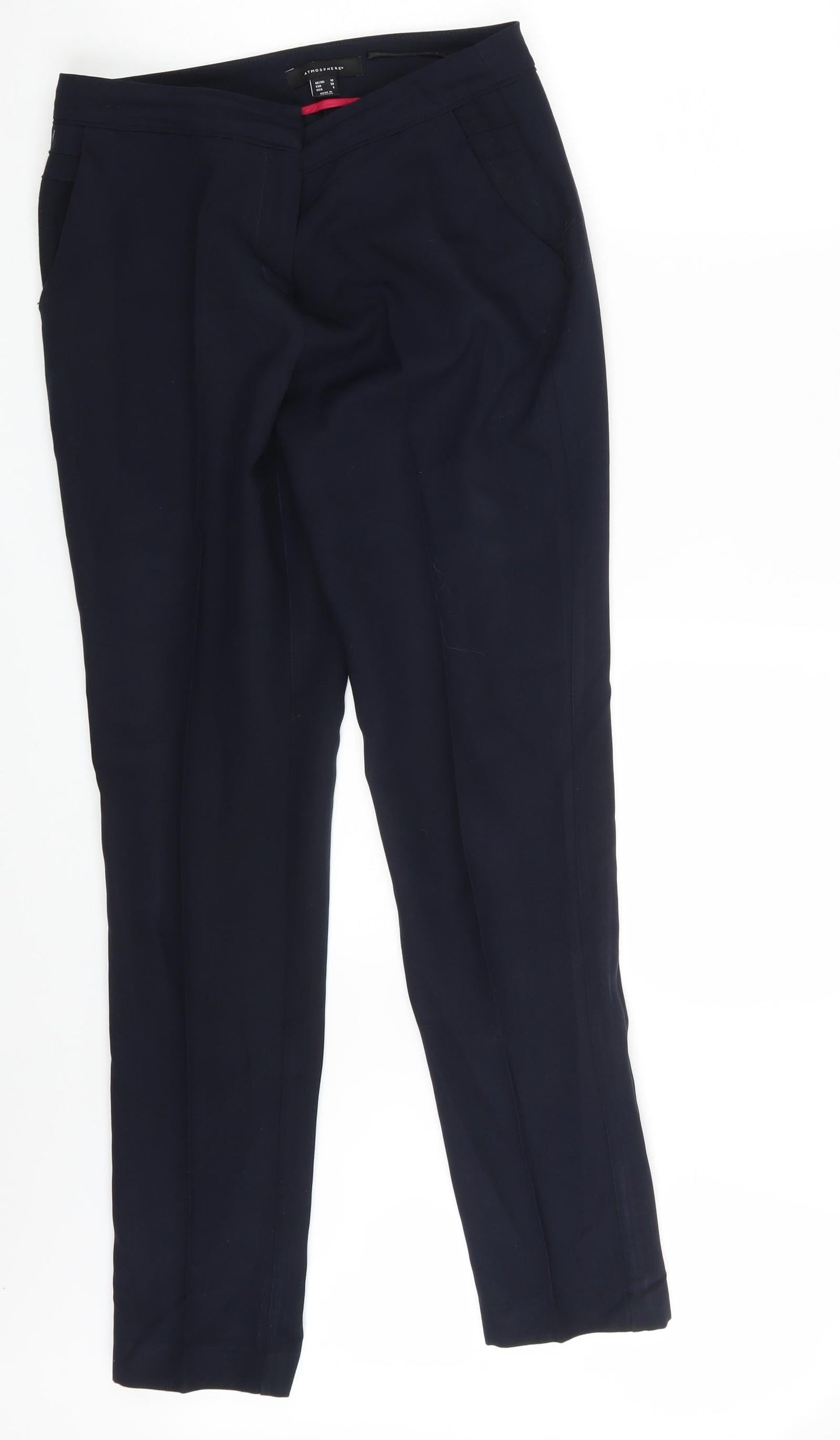 Womens UK Size 10 Atmosphere Regular Fit Chino Blue Trousers