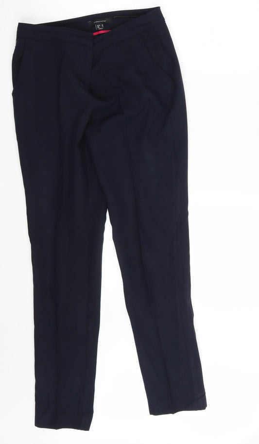 Womens UK Size 10 Atmosphere Regular Fit Chino Blue Trousers