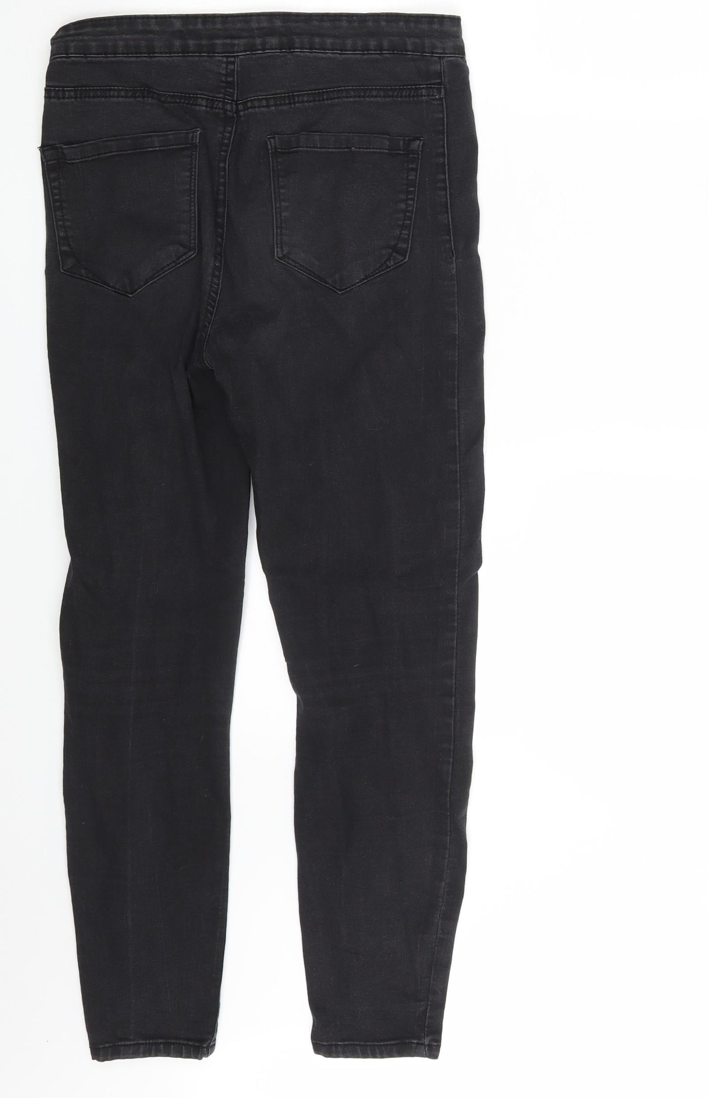 Denim Co.  Womens Black  Denim Jegging Jeans Size 10 L26 in