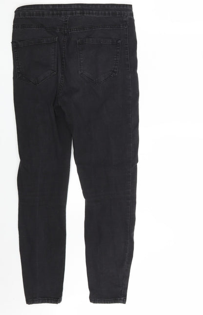 Denim Co.  Womens Black  Denim Jegging Jeans Size 10 L26 in