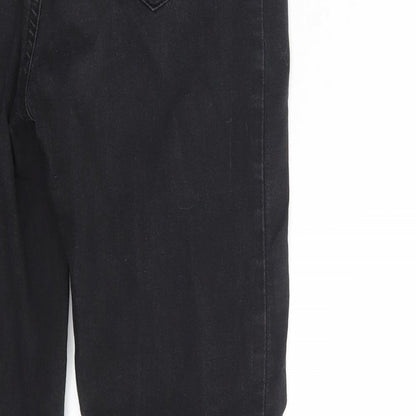 Denim Co.  Womens Black  Denim Jegging Jeans Size 10 L26 in