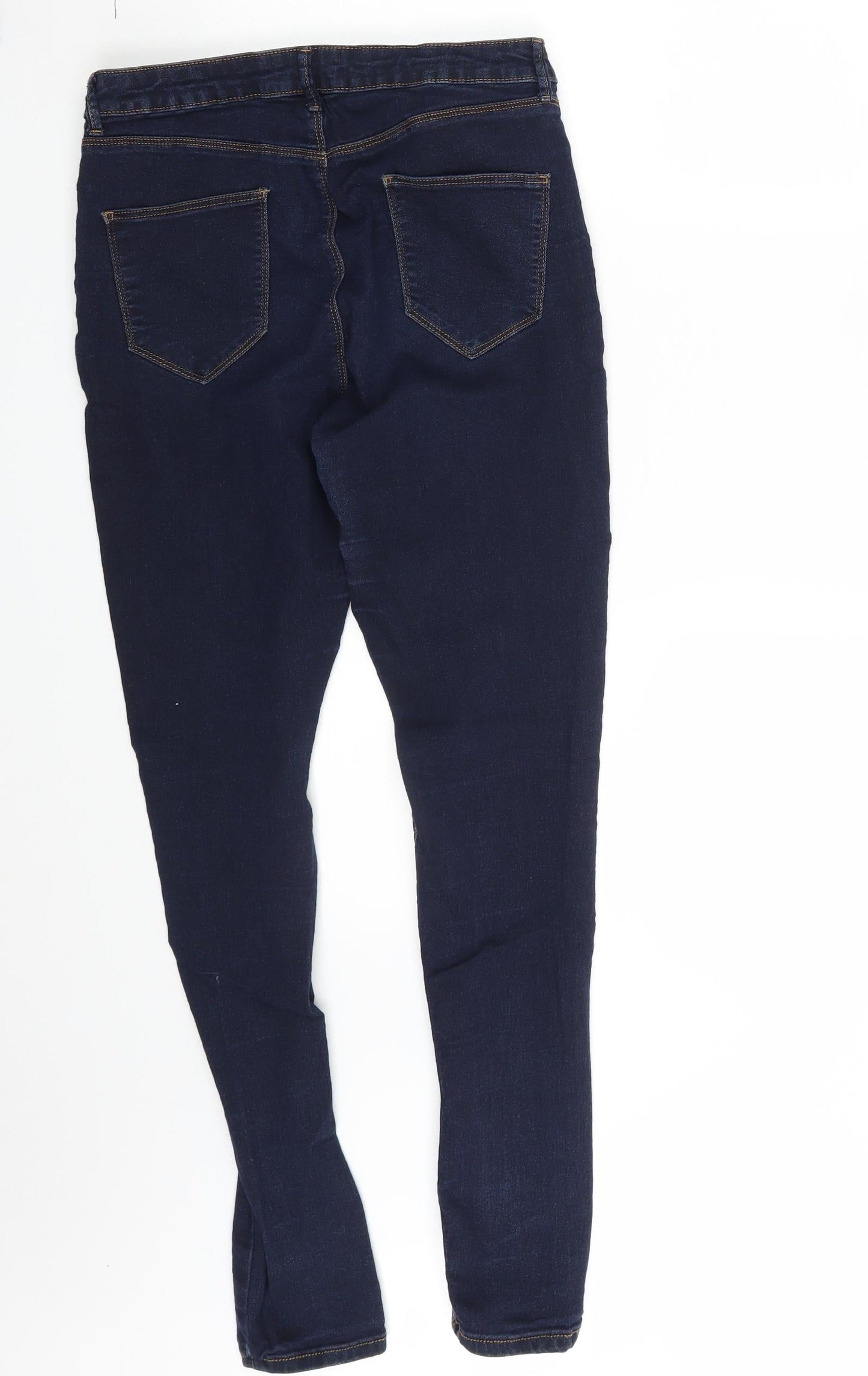 Dorothy Perkins Womens Blue  Denim Skinny Jeans Size 10 L30 in