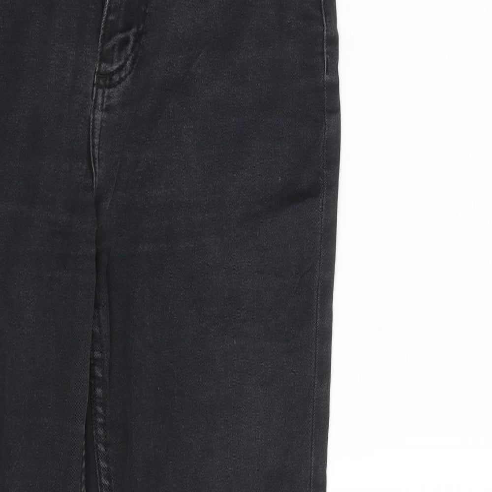 157 Womens Black  Denim Skinny Jeans Size S L28 in