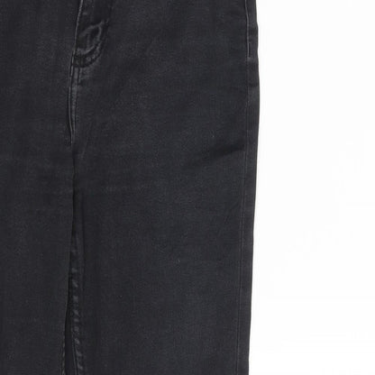 157 Womens Black  Denim Skinny Jeans Size S L28 in