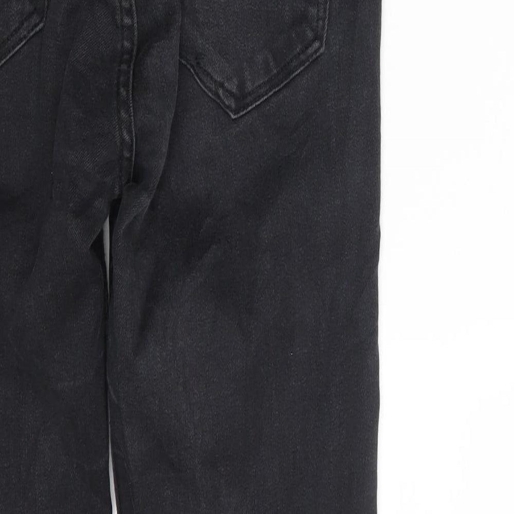 157 Womens Black  Denim Skinny Jeans Size S L28 in