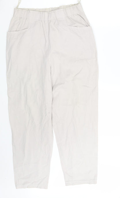 Preworn Womens Beige   Dress Pants Trousers One Size L25 in