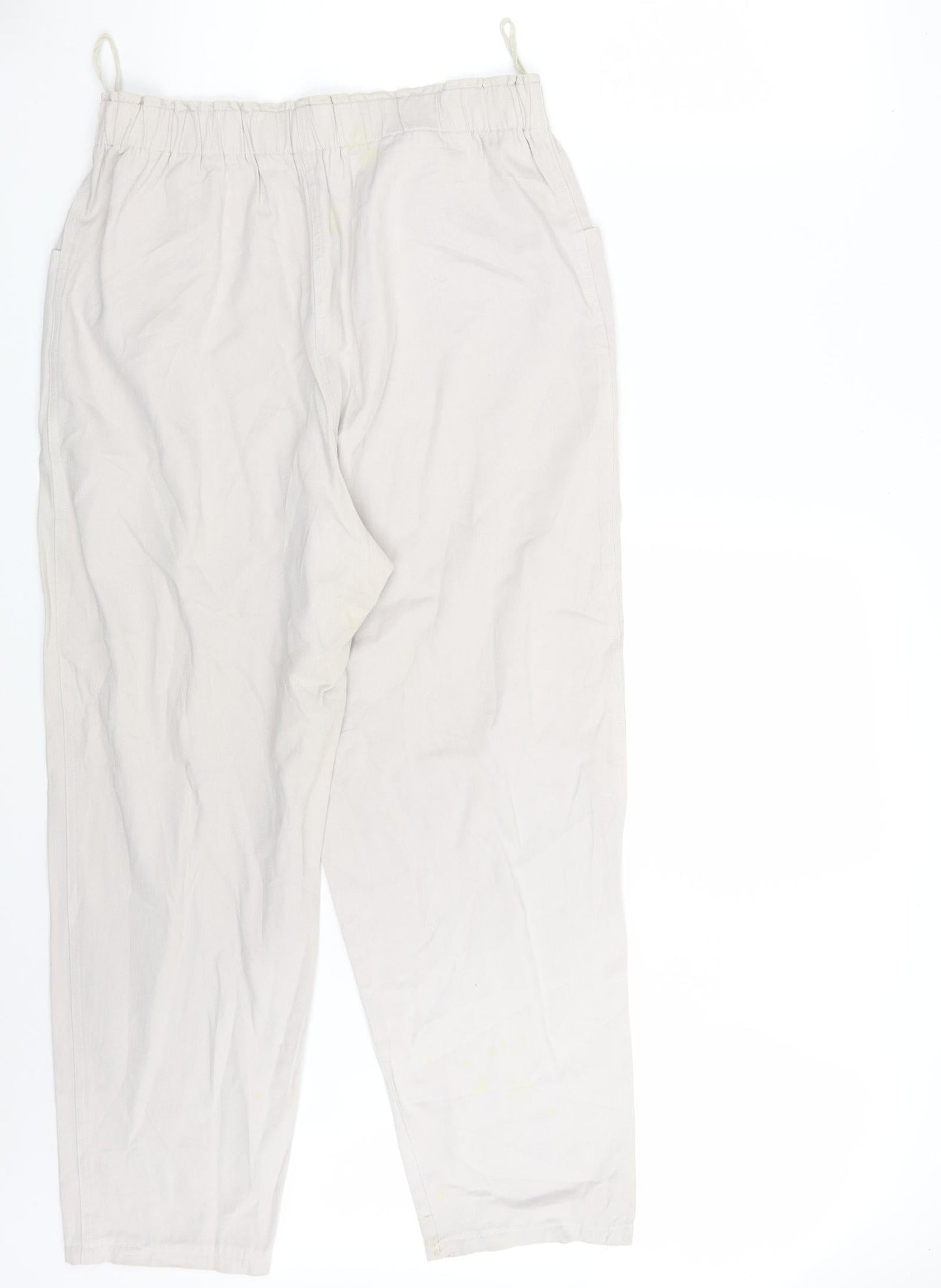 Preworn Womens Beige   Dress Pants Trousers One Size L25 in