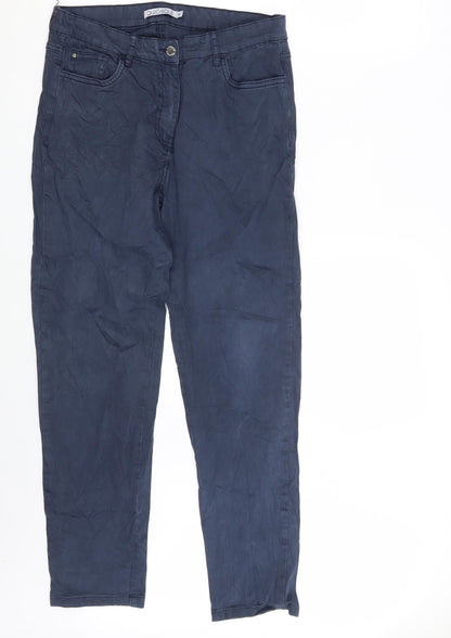 Quiosque Womens Blue  Denim Straight Jeans Size 10 L20 in