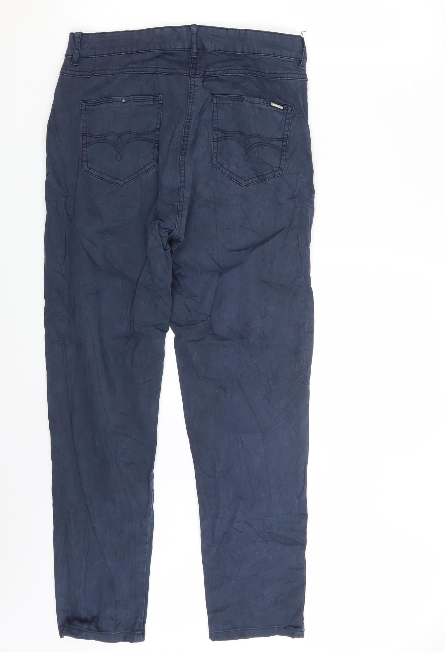 Quiosque Womens Blue  Denim Straight Jeans Size 10 L20 in