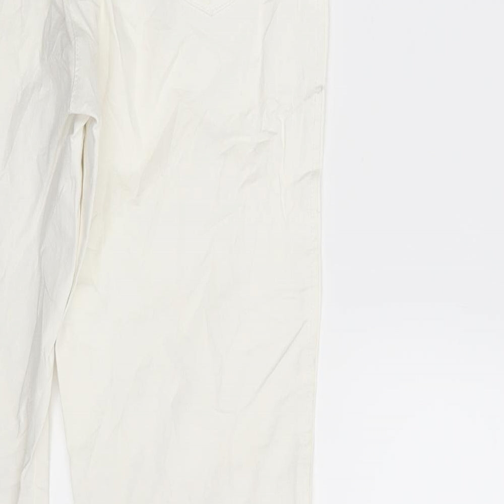 Betty Barclay Womens Ivory  Denim Skinny Jeans Size 10 L28 in