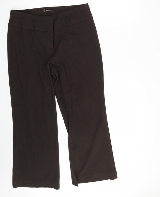 Kaleidoscope Womens Brown   Trousers  Size 16 L26 in