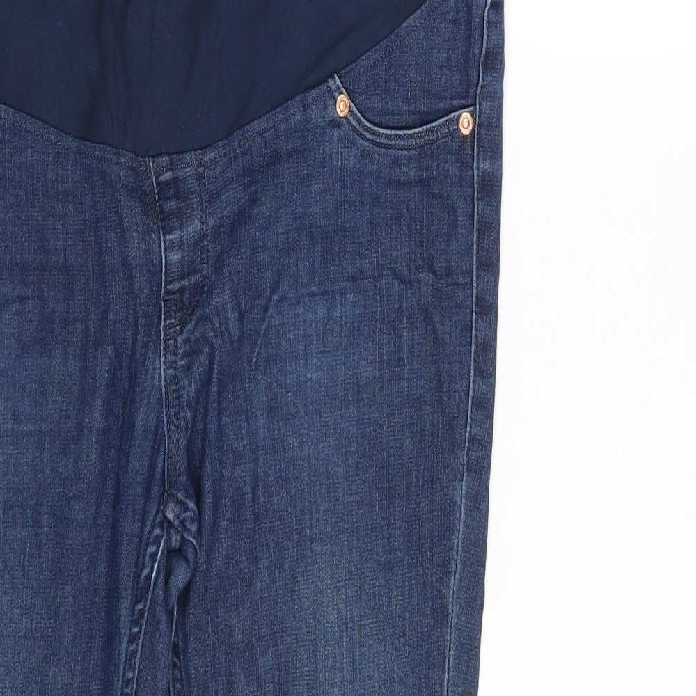 Womens UK Size M H&M Slim Fit Mom Blue Jeans