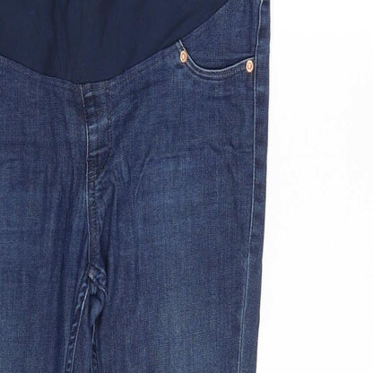 Womens UK Size M H&M Slim Fit Mom Blue Jeans