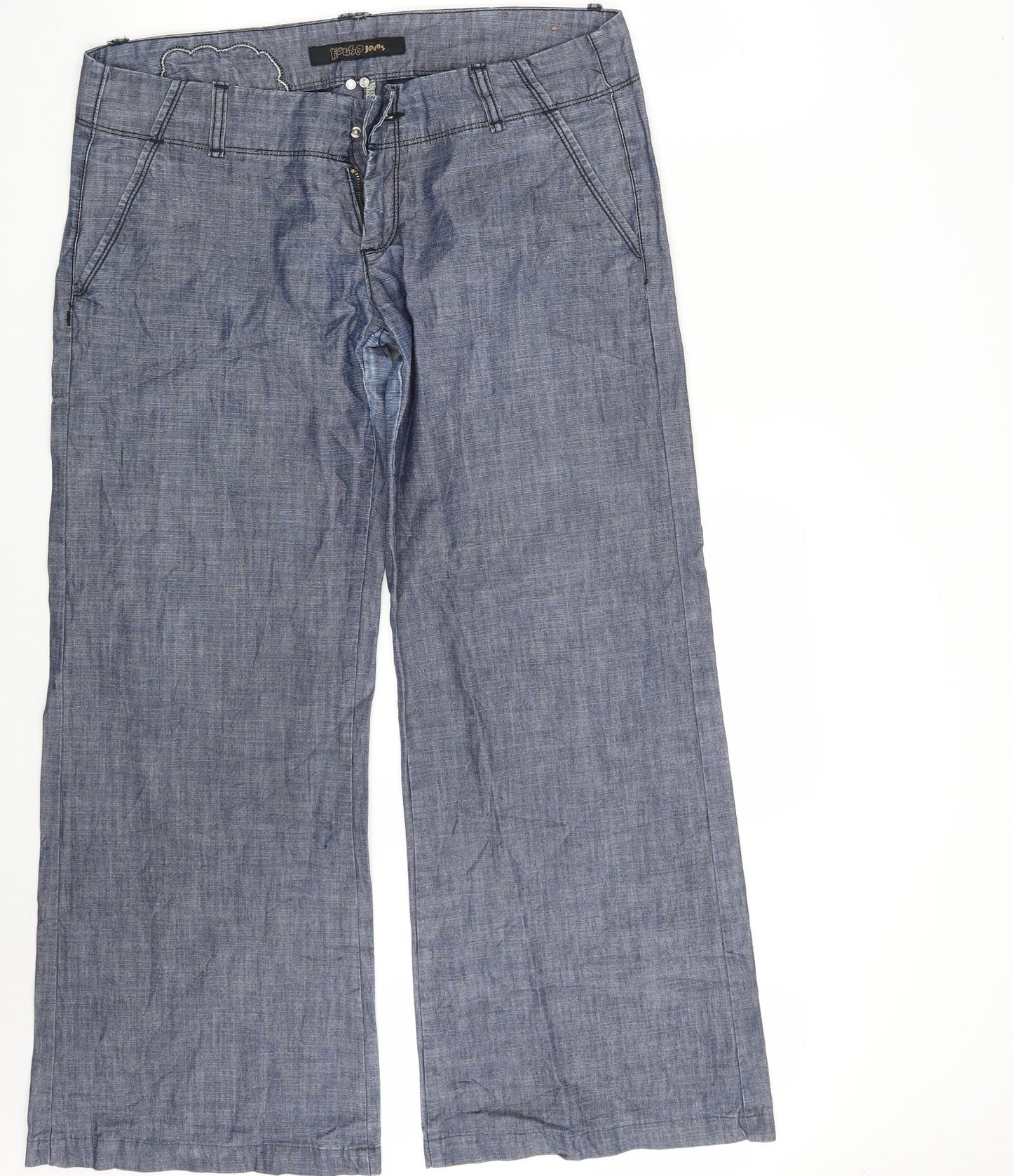 House Jeans Womens Blue  Denim Straight Jeans Size 36 in L30 in
