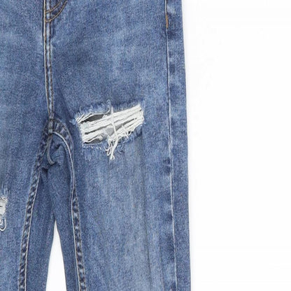 Topshop Womens Blue  Denim Skinny Jeans Size 24 in L30 in