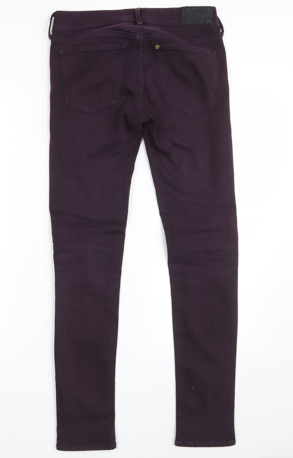 Womens UK Size 27 in H&M Slim Fit Skinny Purple Jeans