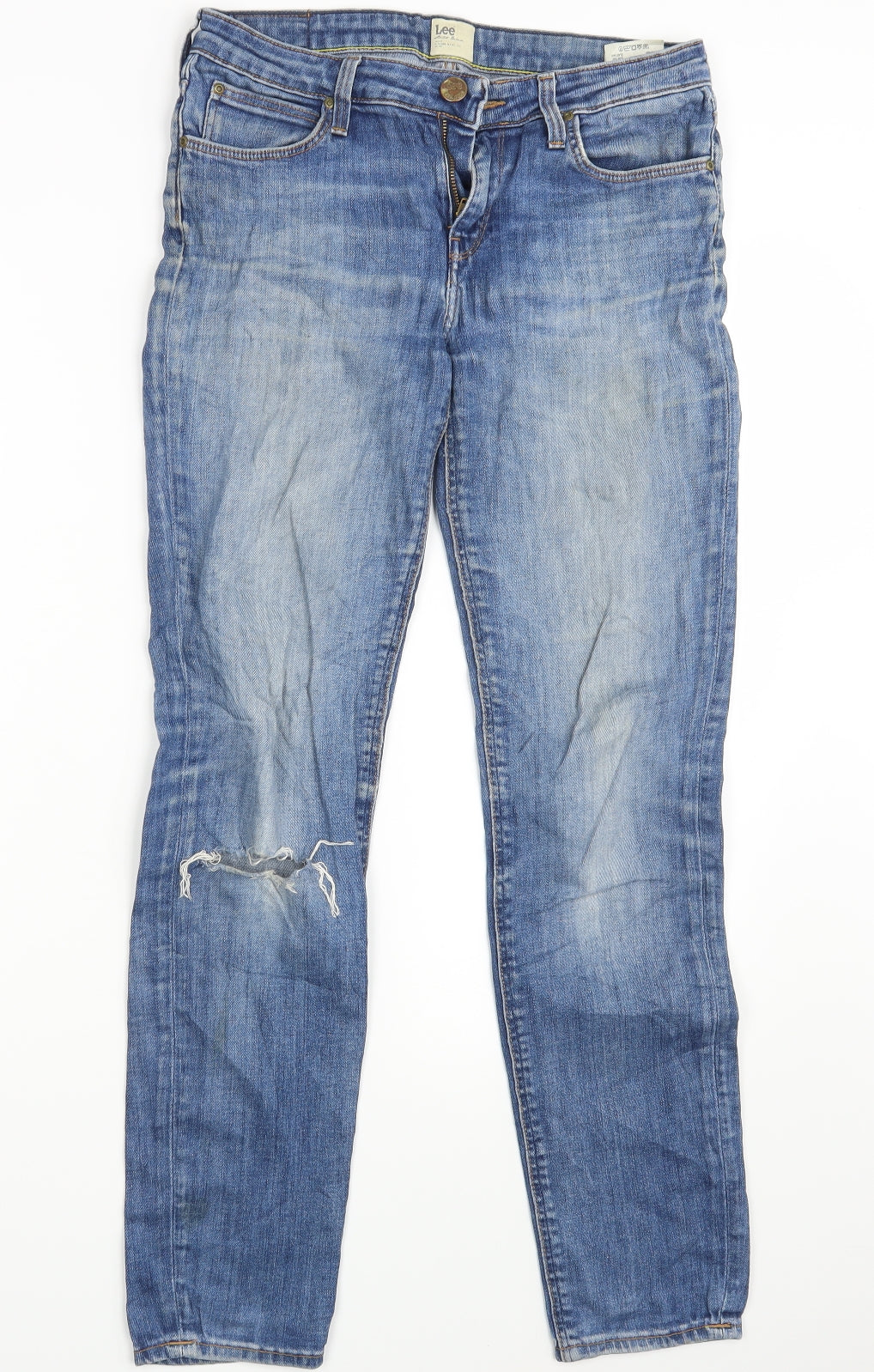 Lee Mens Blue  Denim Skinny Jeans Size 30 in L29 in