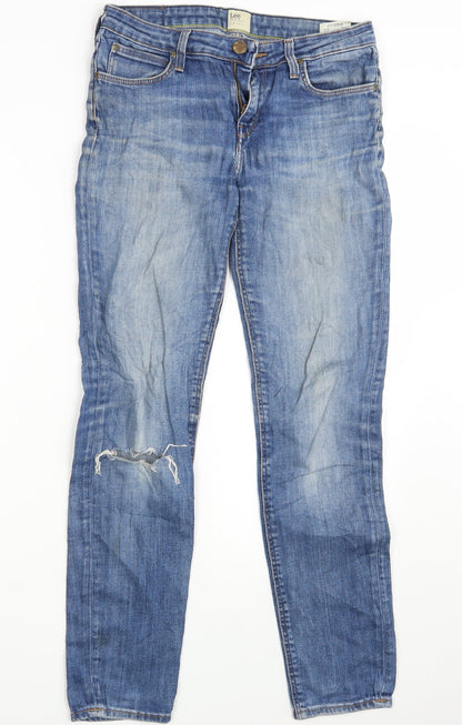 Lee Mens Blue  Denim Skinny Jeans Size 30 in L29 in