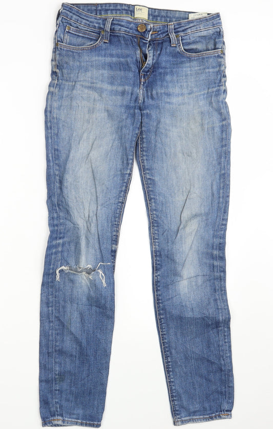 Lee Mens Blue  Denim Skinny Jeans Size 30 in L29 in