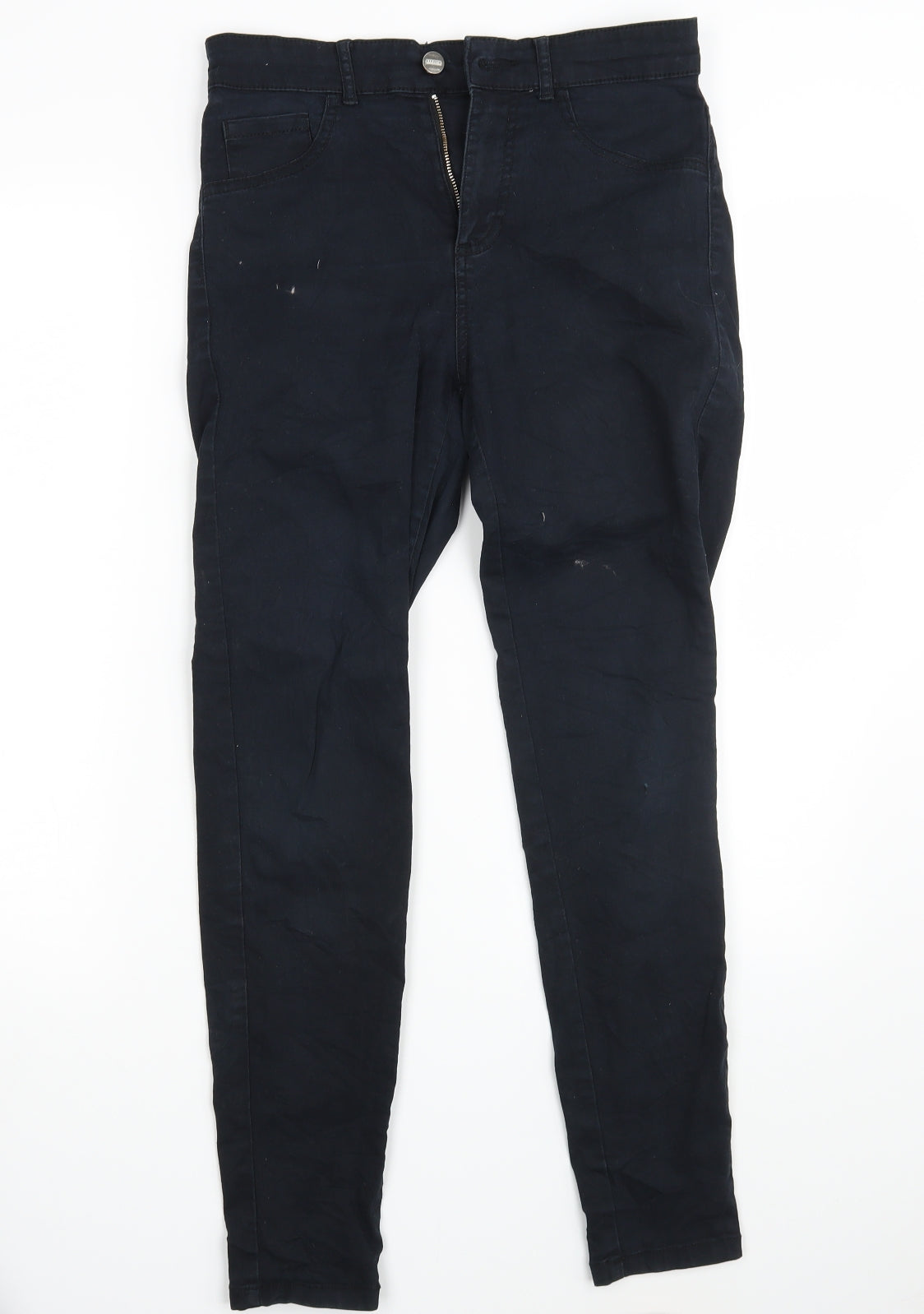 Womens UK Size S BIK BOK Slim Fit Skinny Black Jeans