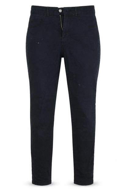 Front view of BIK BOK women’s black denim skinny jeans, size S, 28-inch leg