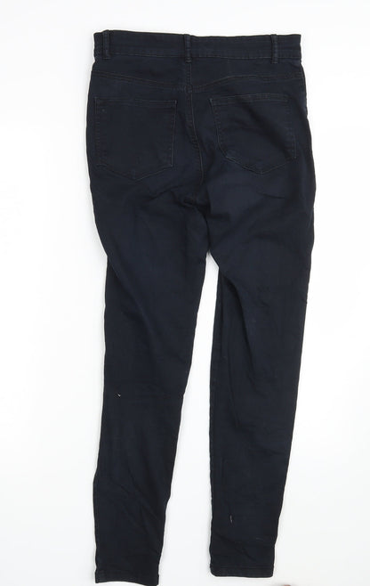 Womens UK Size S BIK BOK Slim Fit Skinny Black Jeans